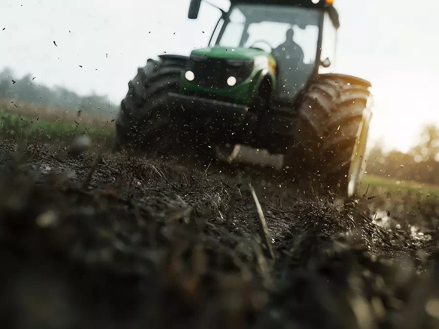 Produzione di pezzi metallici per una macchina agricola trattore Brescia