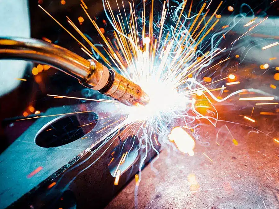 Saldatura a filo di componenti in alluminio Verona